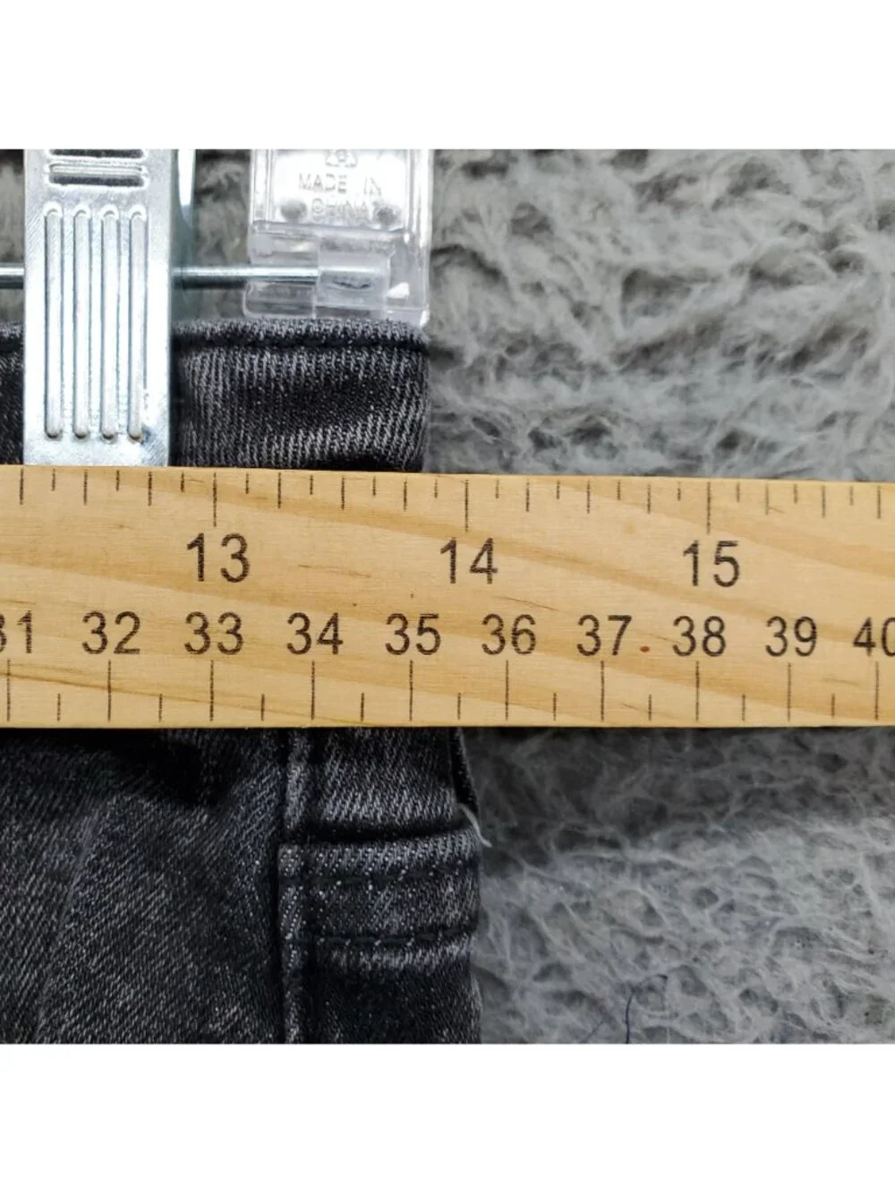 Old Navy Jeans Womens 4 Black Rockstar Super Skinny High Rise Button Fly *Read*